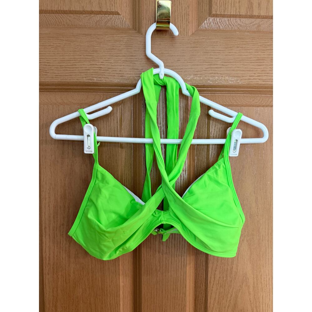 New Lime Green Strappy Bikini Size Medium